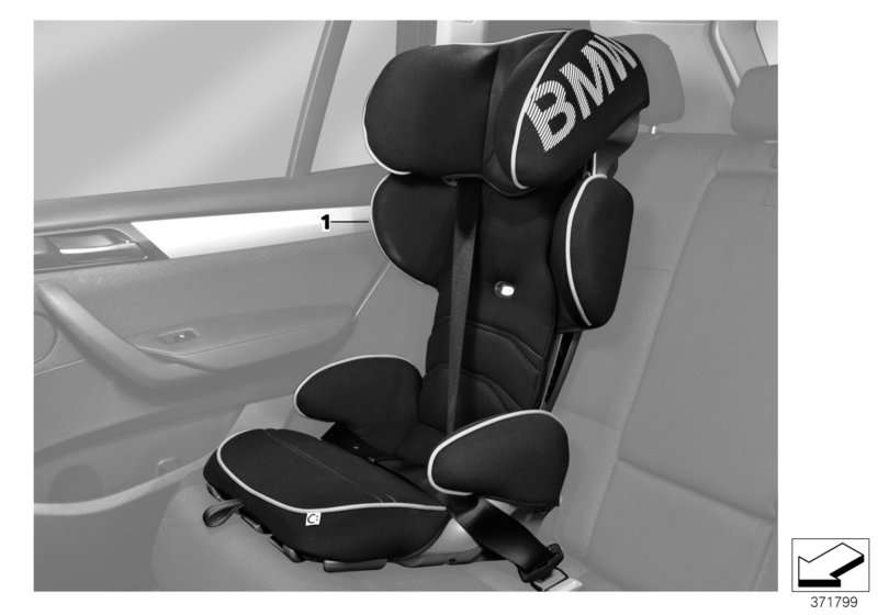 Кресло детское bmw junior seat 1